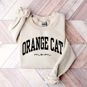 Orange Cat Mom Sweatshirt