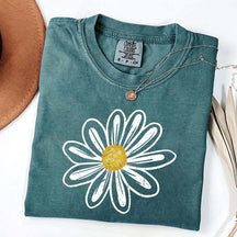 Daisy Flower Graphic Cute Summer T-Shirt