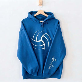 Personalized Volleyball Mom Name Hoodie