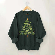 Dinosaurs Christmas Tree Sweatshirt