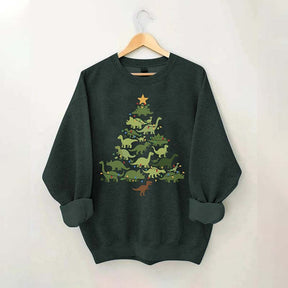 Dinosaurs Christmas Tree Sweatshirt