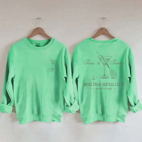 Tennis & Tinis Club Martini Sweatshrit