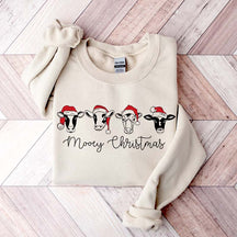 Cow Lover Farm Christmas Gifts Sweatshirt