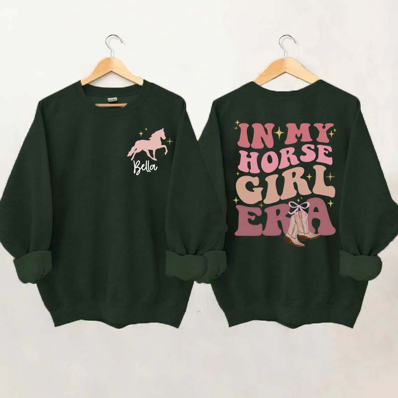 Custom In My Horse Girl Era Sweatshirt