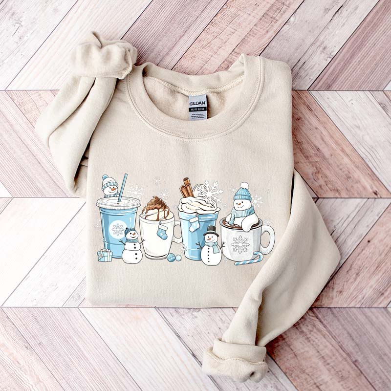 Winter Coffee Cups Sweatshirt