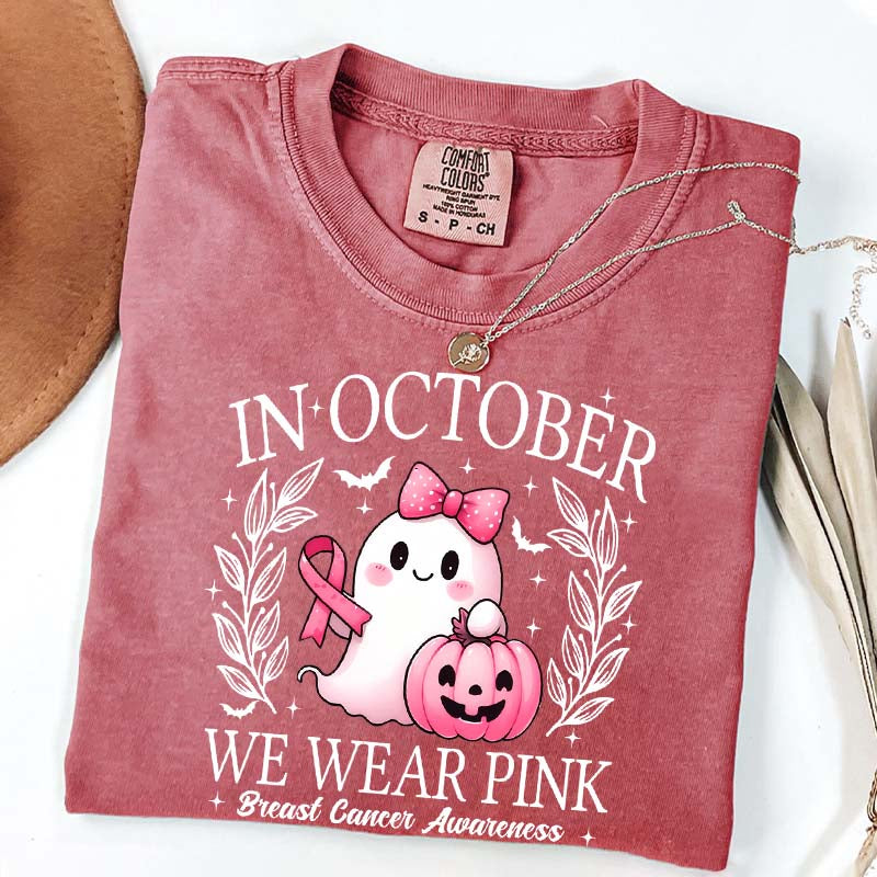 In October We Wear Pink Ghost T-Shirt