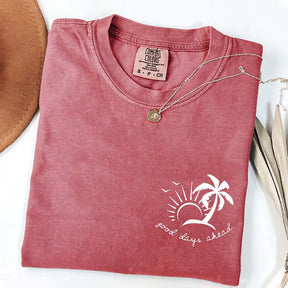 Cute Beach Vacation Summer Minimalist T-Shirt