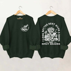 I Look Better Bent Over A Book Sweatshirt