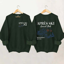 Retro Ski Lodge Warm Winter Sweatshirt