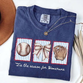 Tis the Season for Homeruns Baseball Mama T-Shirt