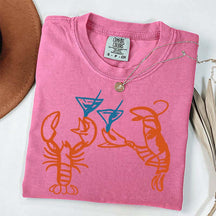 Lobster Crab Martini T-Shirt