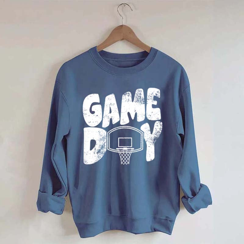 Game Day Basketball School Spirit Sweatshirt