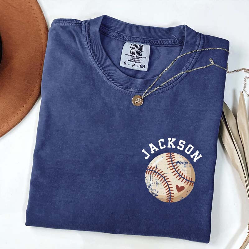 Custom Baseball Tball Mom T-Shirt