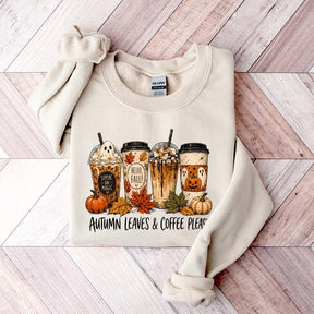 Halloween Coffee Pumpkin Spice Fall Sweatshirt