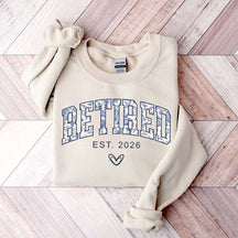 Floral Retired Est 2026 Sweatshirt