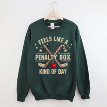 Hockey Penalty Box Christmas Sweatshirt