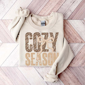 Leopard Fall Cozy Season Sweatshirt
