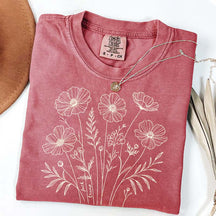 Comfort Color Flowers Lover GIfts T-Shirt