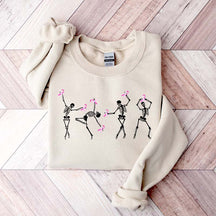 Dancing Skeletons Breast Cancer Sweatshirt