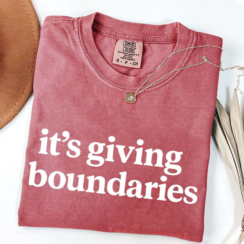 It's Giving Boundaries T-Shirt