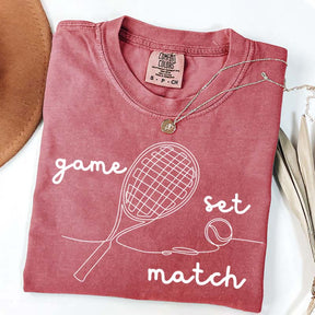 Tennis Game Set Match T-Shirt