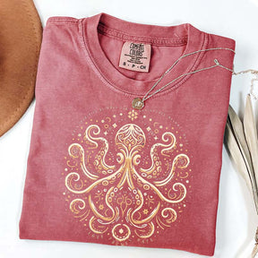Comfort Colors Quiet Activism Mandala Ocean Lover T-Shirt