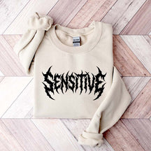 Sensitive Feminist Workout Retro Sweatshirt