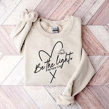 Be The Light Faith Minimalist Sweatshirt