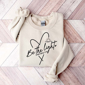 Be The Light Faith Minimalist Sweatshirt