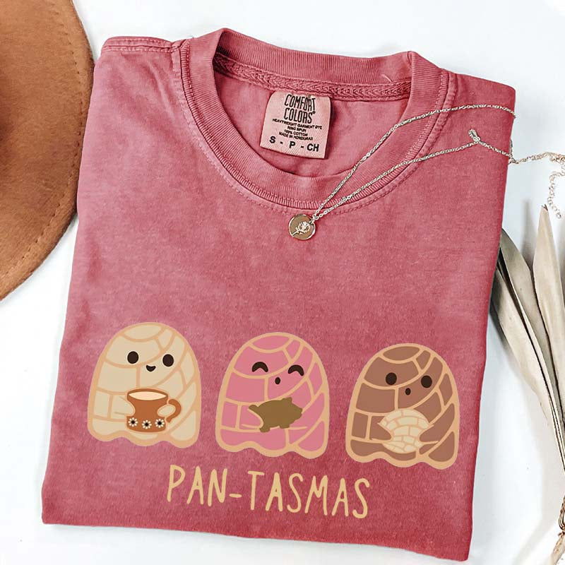 Funny Pantasmas Ghost Pan Dulce T-Shirt