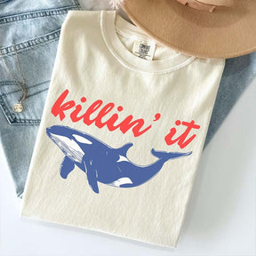 'Killin' It' Whale T-Shirt