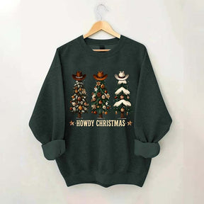 Western Christmas Tree Sweatshirt