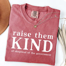 Raise Them Kind Homestead Mom Funny T-Shirt