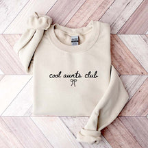 Coquette Bow Cool Aunts Club Sweatshirt