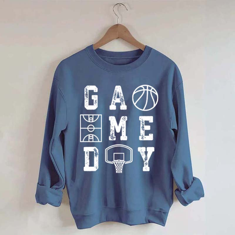 Retro Basketball Mom Game Day Sweatshirt