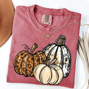 Leopard Pumpkin Thanksgiving Gift T-Shirt