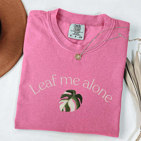 Funny Leaf Me Alone Monstera T-Shirt