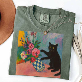Comfort Colors Cat Artist T-Shirt