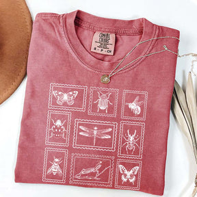 Insect Stamp Vintage Bug Lover T-Shirt
