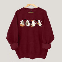 Halloween Ghosts Reading Sweatshirt