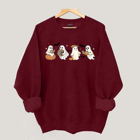 Halloween Ghosts Reading Sweatshirt
