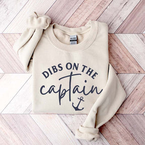 Dibs On The Captain Cute Sweatshirt