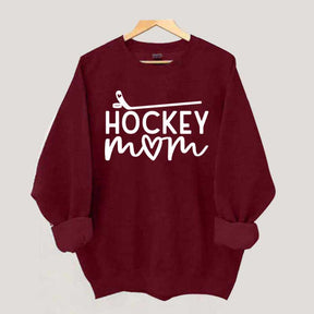 Ice Hockey Vibes Mom Sweatshirt