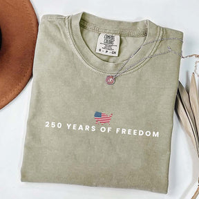 250 Years Of Freedom USA Anniversary T-Shirt