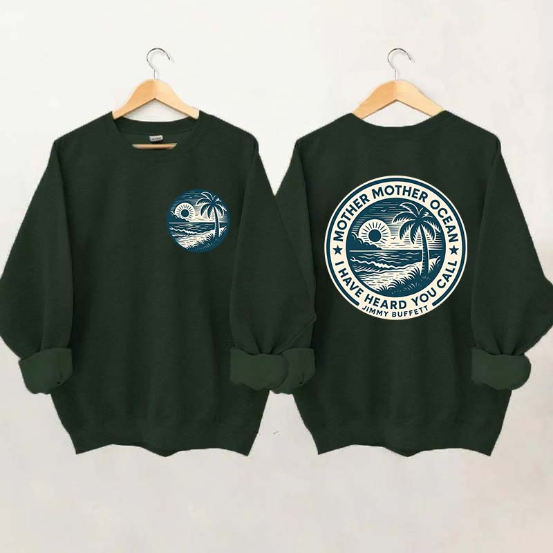 Mother Ocean Lyrics Sweatshirt