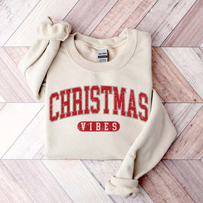 Retro Christmas Vibes Gift Sweatshirt