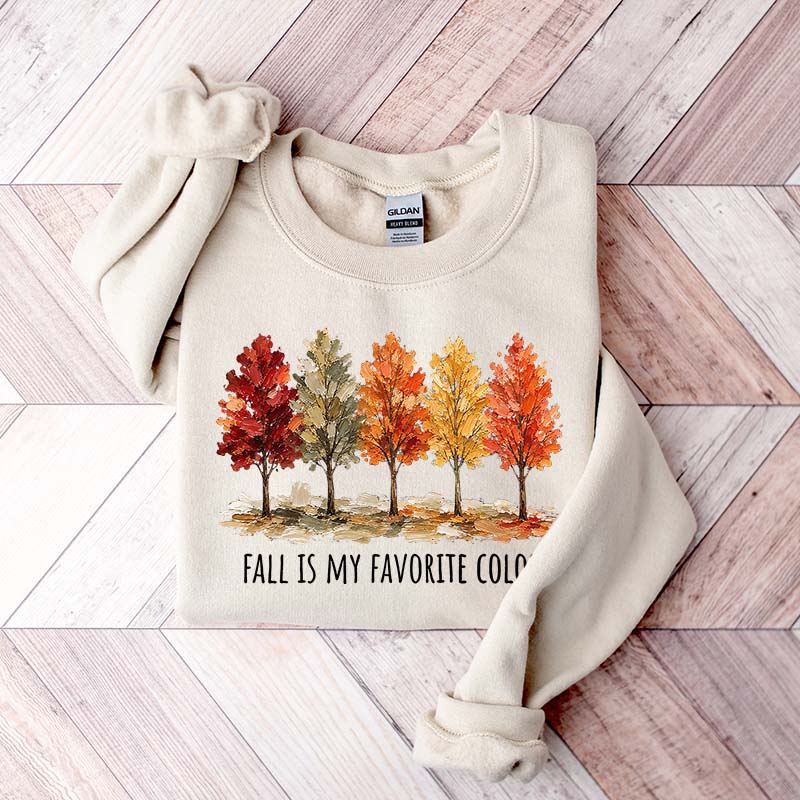 Fall Is My Favorite Color Tree Sweatshirt