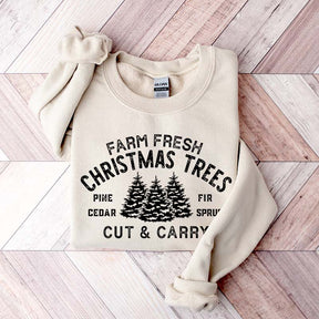 Farm Fresh Christmas Trees Cut & Carry Sweatshirt