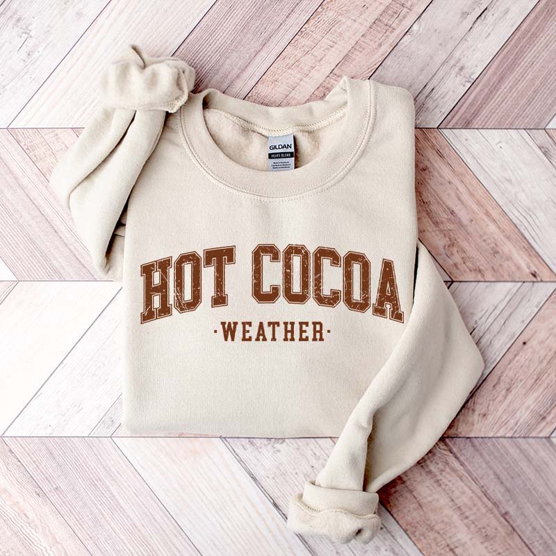 Retro Holiday Season Hot Cocoa Sweatshirt