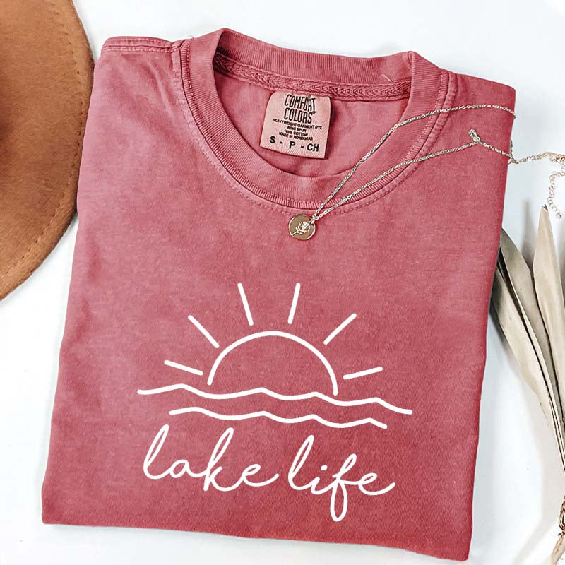 Lakeside Camping Lake Life T-Shirt